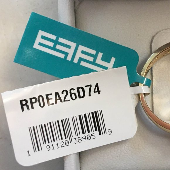 NWT $5790 Effy Watercolors Rainbow Sapphire 5.68 tcw 14K Yellow Gold Ring SZ 7 - Picture 12 of 14